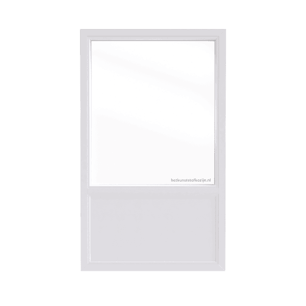 Kunststof Kozijn, Vast raam met borstwering PVC