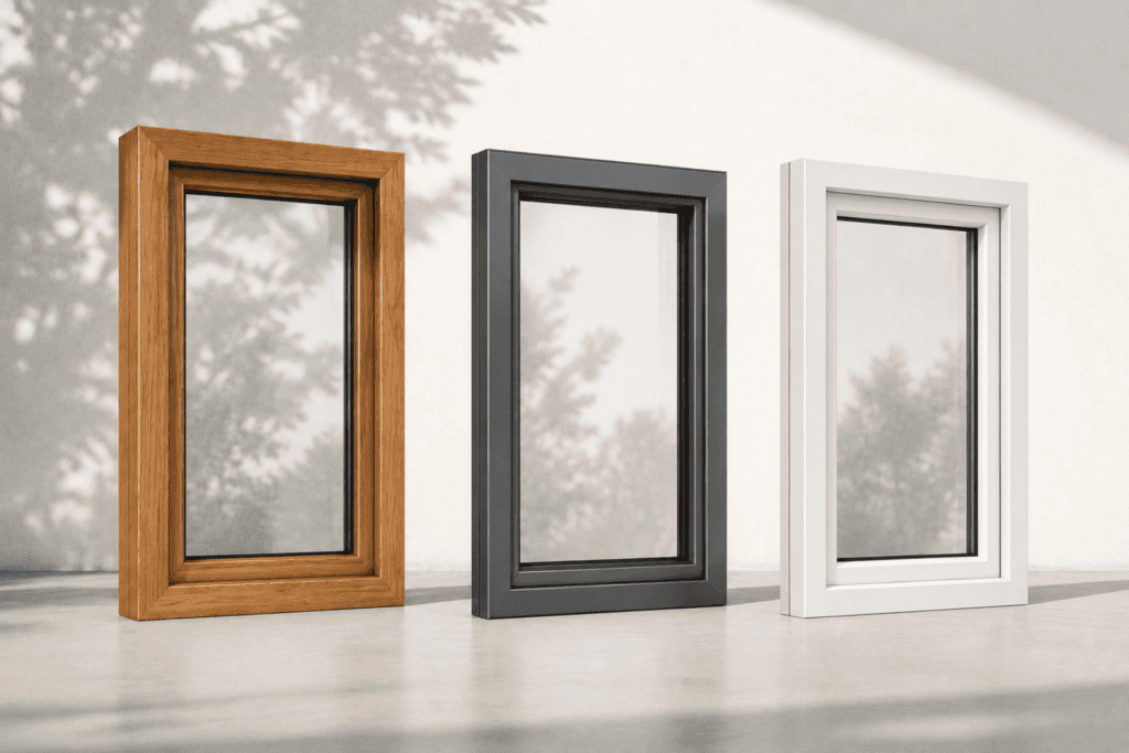 hout, aluminium en kunststof profielen vergelijken
