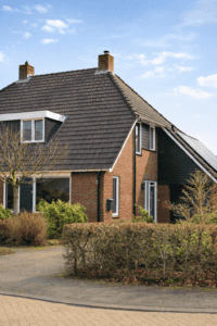 vrijstaande woning rolde