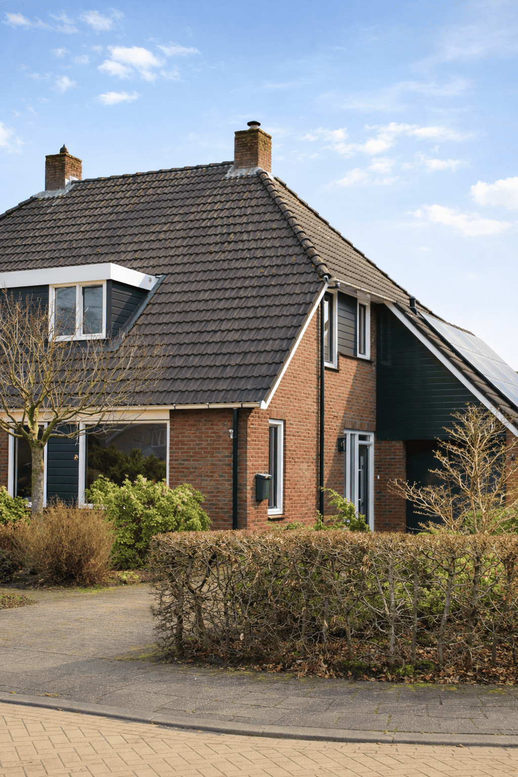 vrijstaande woning rolde