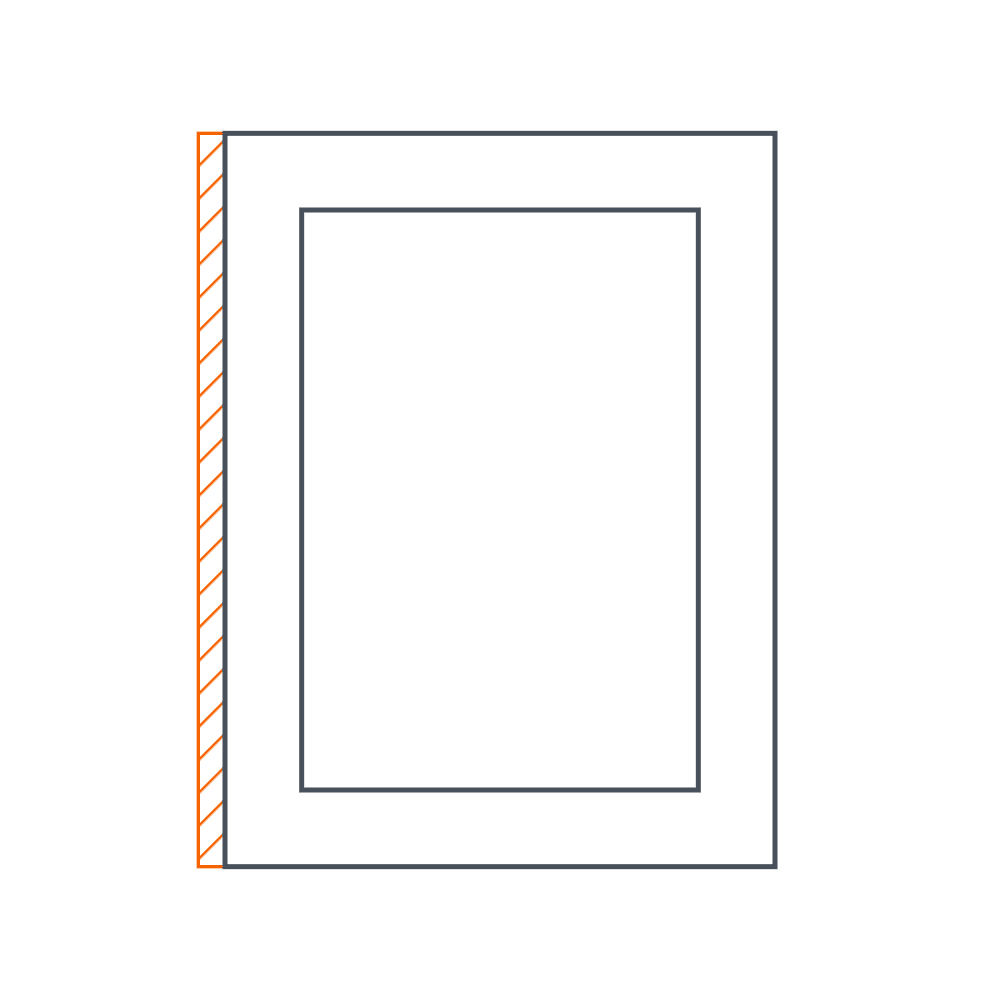 Tekening Aanslag links